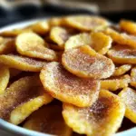 Cinnamon-Sugar Air Fryer Banana Chips