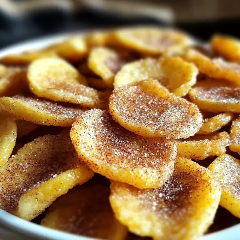 Cinnamon-Sugar Air Fryer Banana Chips