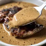 Creamy Peppercorn Sauce Recipe For Steak and Beef | Sip Bite Go