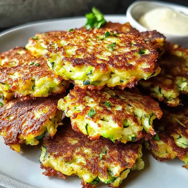 Crispy and Easy Zucchini Fritters Recipe