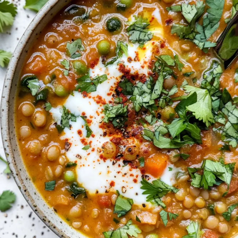 Detox Moroccan Lentil Soup