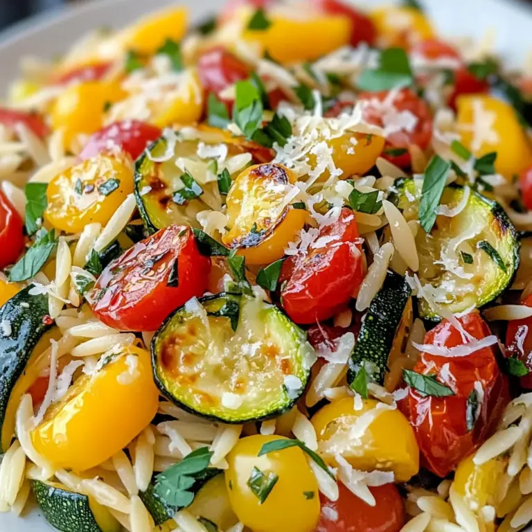 Easy Roasted Vegetable Orzo Recipe