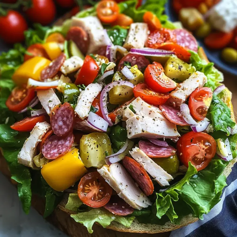 Healthy Italian Sub Salad