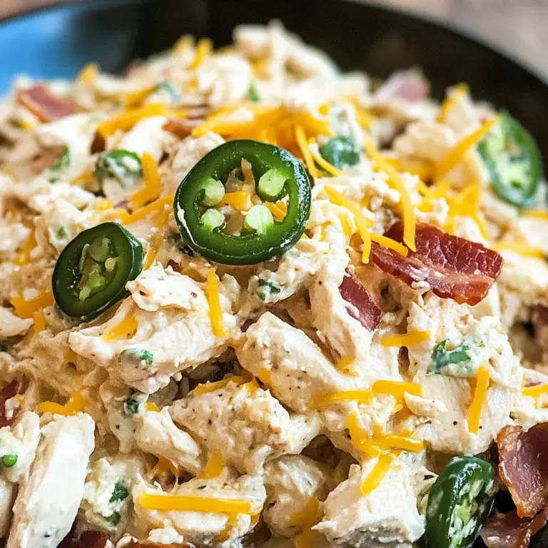 Jalapeno Popper Keto Chicken Salad Recipe