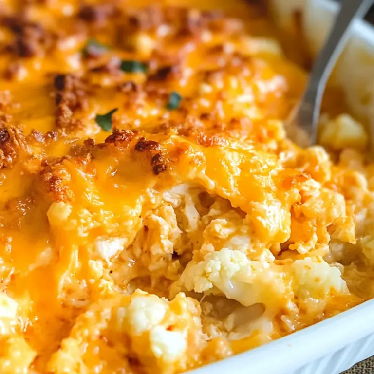 Keto Buffalo Chicken Casserole