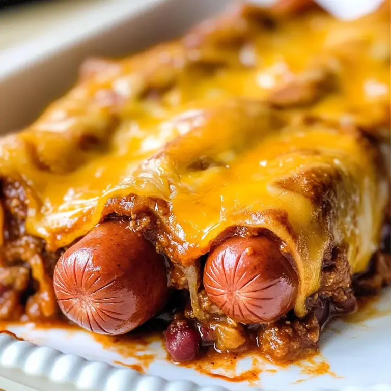 Keto Chili Dog Casserole Recipe
