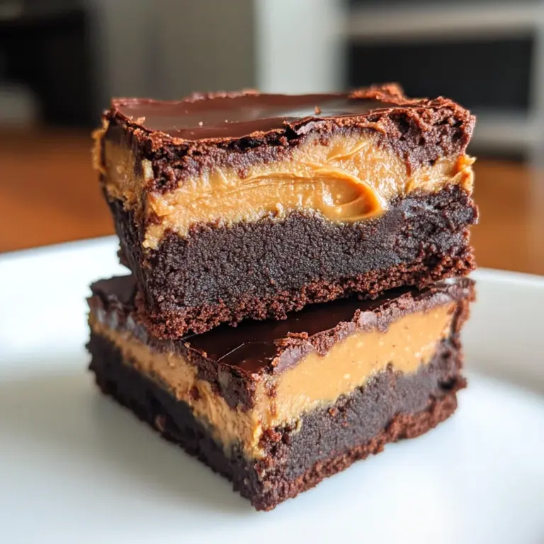 Keto Peanut Butter Brownies