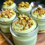 Keto Pistachio No-Bake Cheesecake