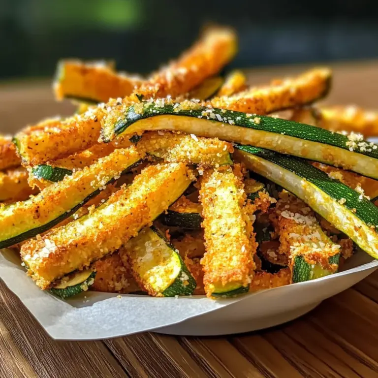 Low Calorie Air Fryer Zucchini Fries