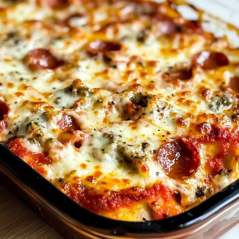Low Carb Pizza Casserole - Gluten Free