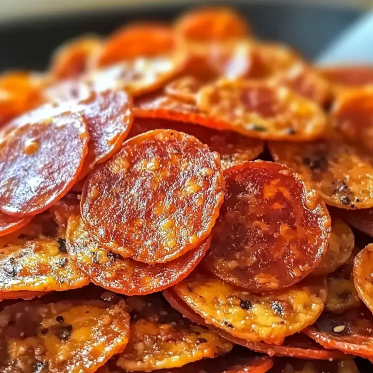 Pepperoni Cheese Crisps