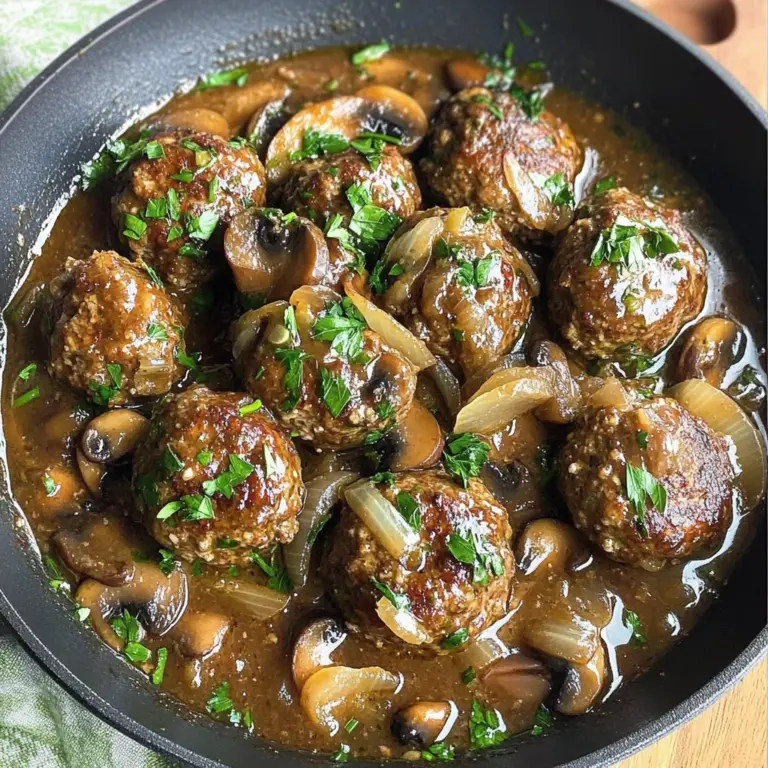 Salisbury Steak Meatballs