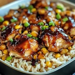 Honey BBQ Chicken Rice