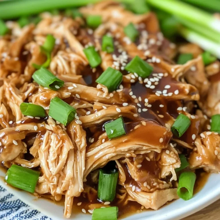 Keto Shredded Crock Pot Teriyaki Chicken