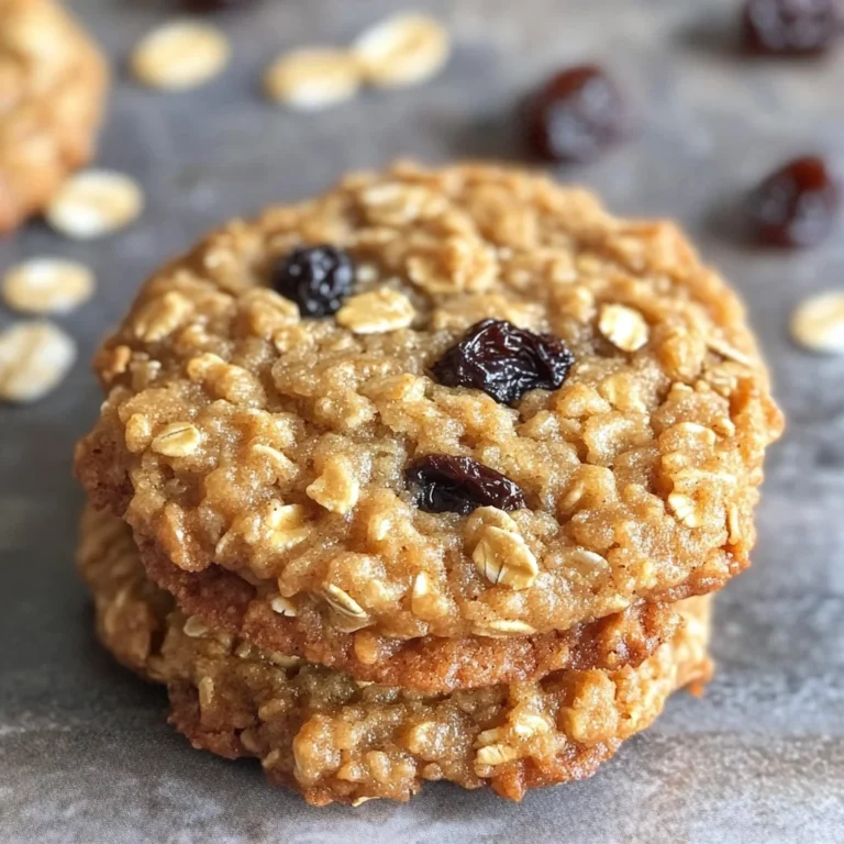 No sugar added oatmeal and raisin cookies