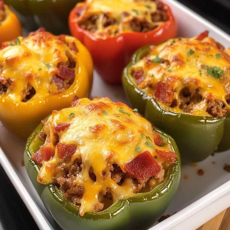 Stuffed Bell Peppers Without Rice