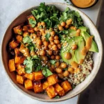 Thai Peanut Sweet Potato Buddha Bowl