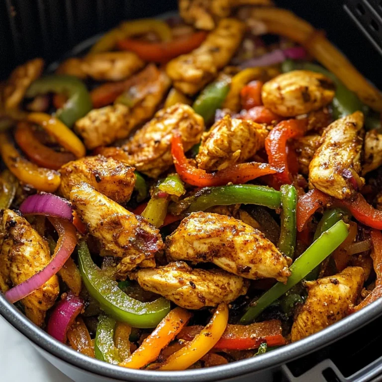 Air Fryer Chicken Fajitas