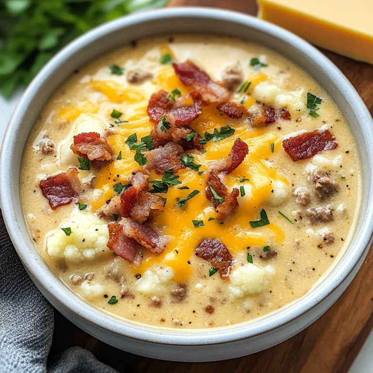 Bacon & Cheeseburger Soup