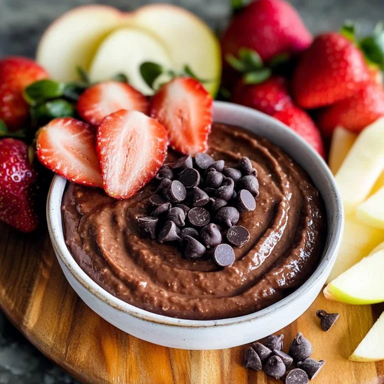 Brownie Batter Chocolate Hummus