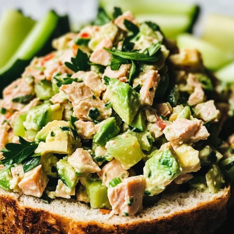 Creamy Avocado Tuna Salad