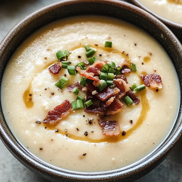 Loaded Cauliflower Soup (Whole30, Keto)