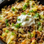 Low Carb Cabbage Taco Skillet (Keto-Friendly)