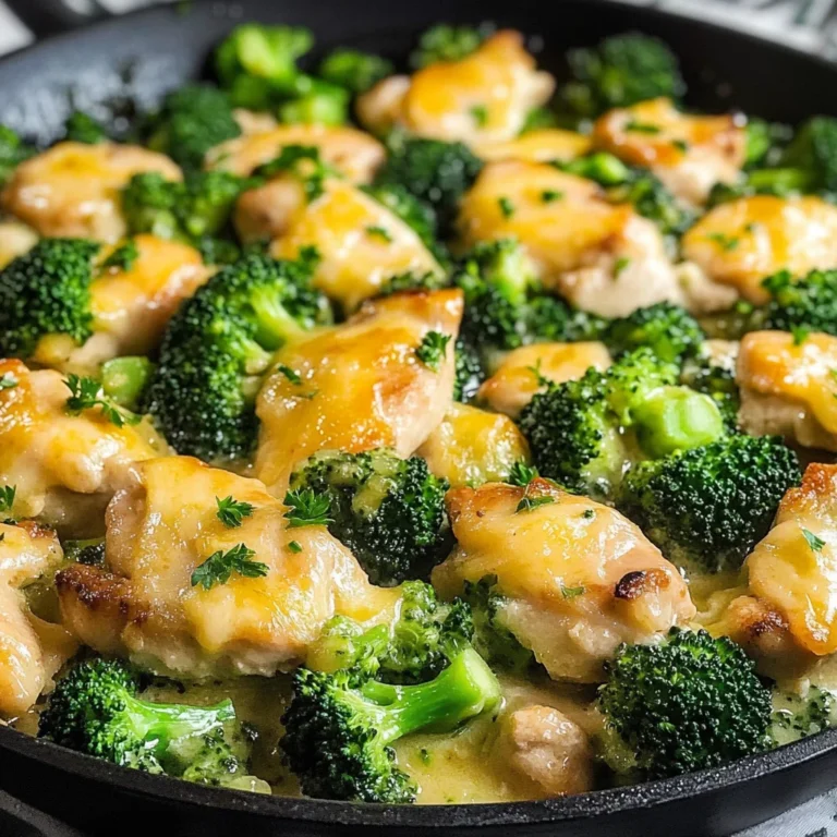 Low Carb Chicken Broccoli Skillet Recipe