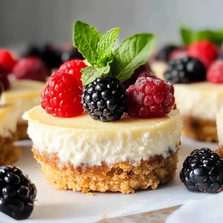 Mini Protein Cheesecakes