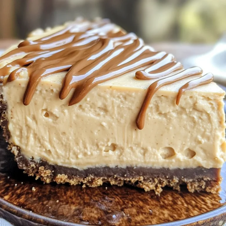No Bake Peanut Butter Cheesecake
