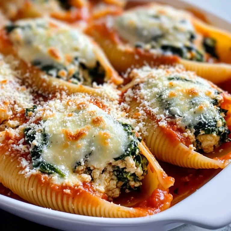 Spinach and Ricotta Stuffed Shells Recipe