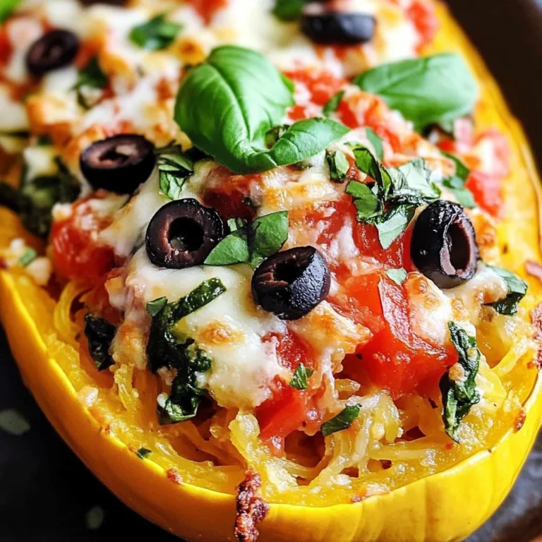 Vegetarian Spaghetti Squash Boats