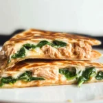 10-Minute Tuna Melt Quesadilla With Sriracha Sauce