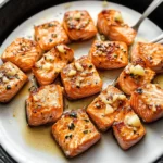 Air Fryer Salmon Bites (Lemon Garlic Butter)