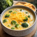 Broccoli Cheese Soup (5 Ingredients!)