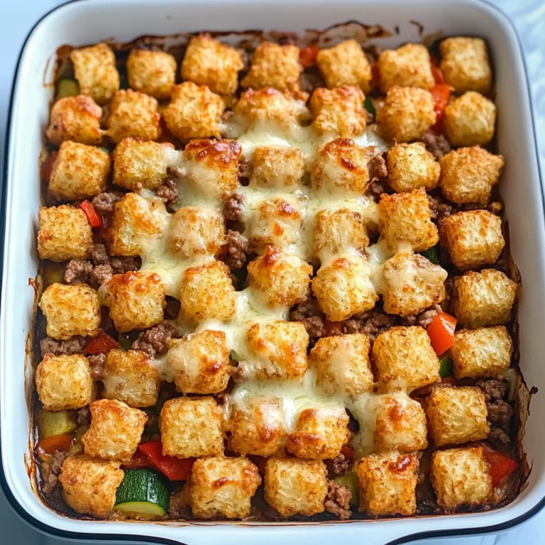 Dairy Free Tater Tot Casserole (Gluten Free)