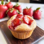 Gluten-free Strawberry Muffins (dairy-free option)