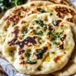 Gluten Free Naan Bread - fluffy & tender