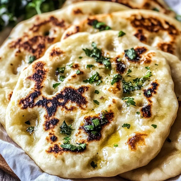 Gluten Free Naan Bread - fluffy & tender