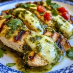 Grilled Salsa Verde Pepper Jack Chicken