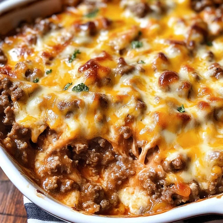 Keto Cheeseburger Casserole