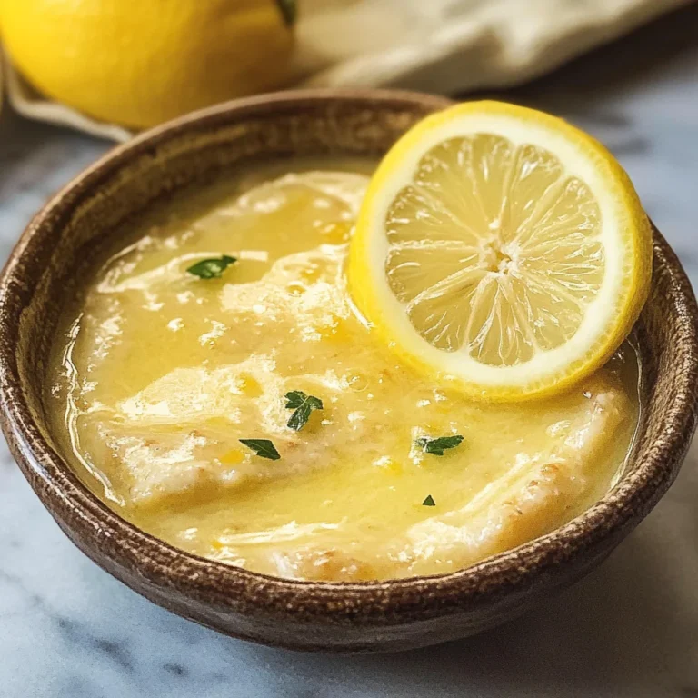 Lemon Butter Sauce