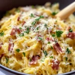 Spaghetti Squash Carbonara