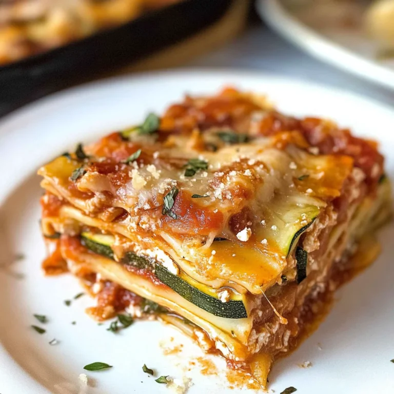 Vegan Zucchini Lasagna