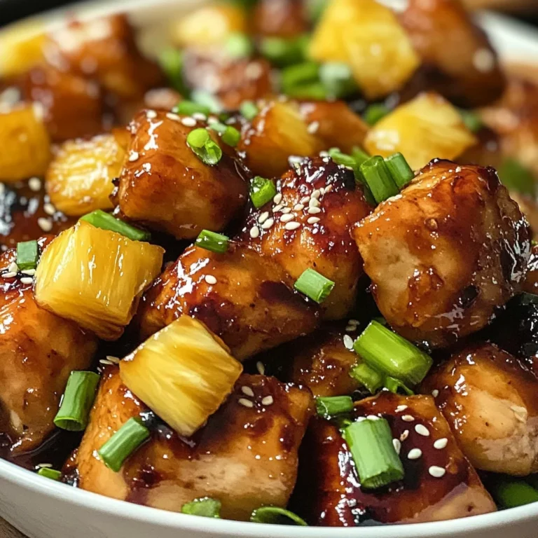 5-Star Brown Sugar Pineapple Chicken : Sweet Dinner Idea