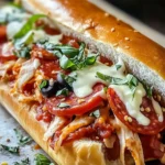 Baked Italian Grinder Sandwiches