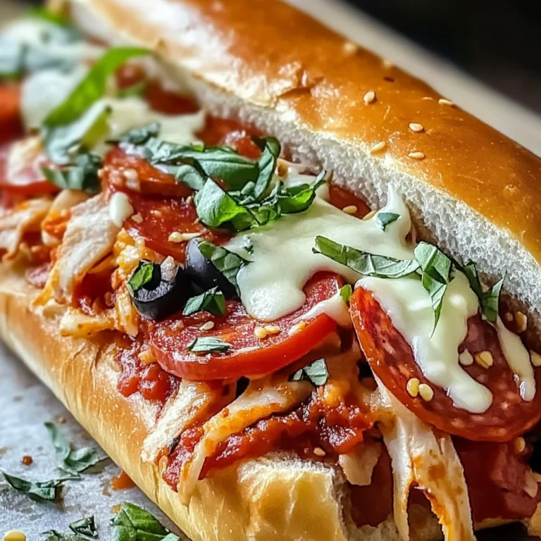 Baked Italian Grinder Sandwiches