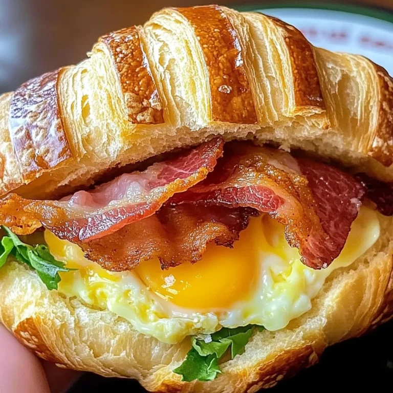 Breakfast Croissant Sandwich