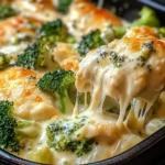 Chicken and Broccoli Alfredo Bake