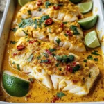 Coconut Curry Baked Cod
